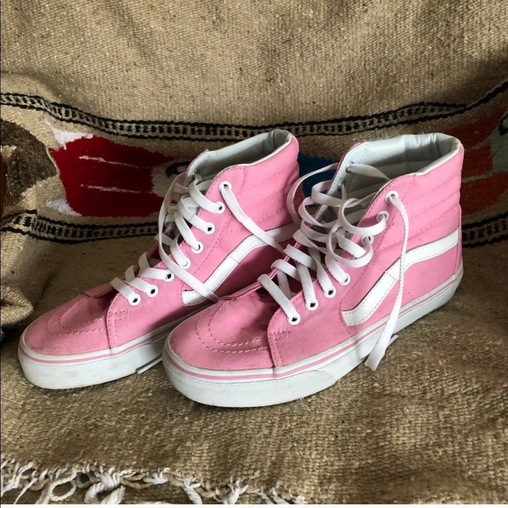 BUBBLEGUM HIGH TOP PINK VANS
